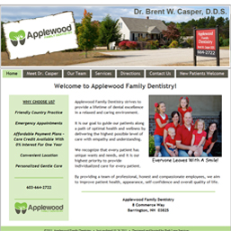 applewood family dentistry screen shot